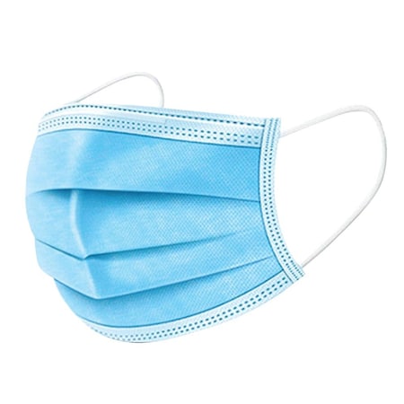 Interstate Safety Disposable Face Mask with Elastic Earloop, PK 25 40353